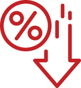 Tax deduction icon